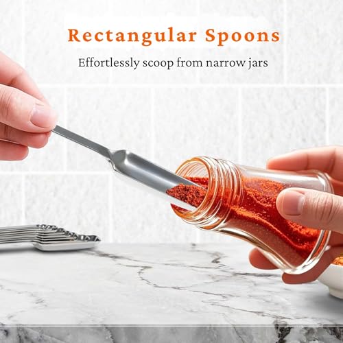 35PCS Stainless Steel Measuring Cups and Spoons Set (Set of 35)