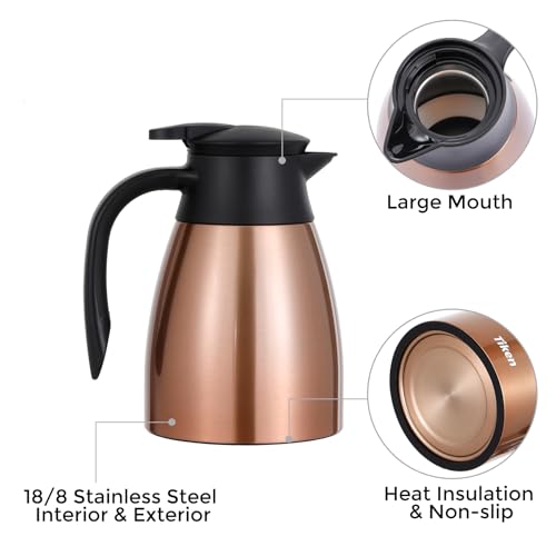34 Oz Thermal Coffee Carafe (Copper / 34 Ounces)