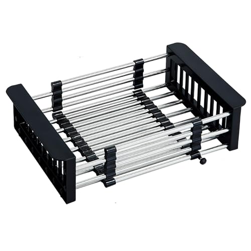 Over Sink Dish Drying Rack (Black)