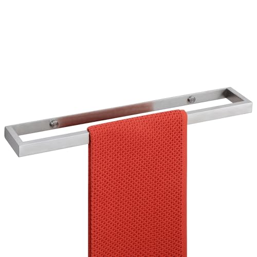 Hand Towel Holder Brushed Towel Bar for Bathroom Wall Mounted 16 Inch (Brushed / 16-Inch)