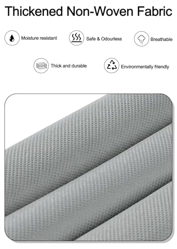 1 Pack Over The Door Storage Organizer with 5 Large Pockets (1 Pack / Light Gray)