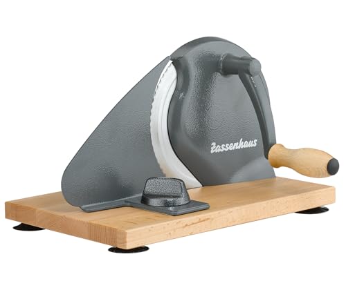 Original Classic Adjustable Bread Slicer for Uniform Slices (11.75" x 8" x 4.7" / Gray)