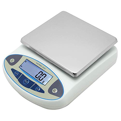 Lab Scale 15kgx0.1g Digital Precision Scale Electronic Balance Laboratory Weighing Industrial Scale Kitchen Counting Scale Scientific Scale Calibrated 110V (15kg / 0.1g)