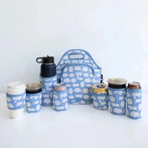 CanSok Sleeve for Beer & Soda Insulated Neoprene Cover (Big Ideas / 12oz Can Sleeve)