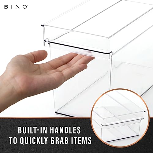 Plastic Storage Bins (2PK MEDIUM - 14 x 6 x 4)