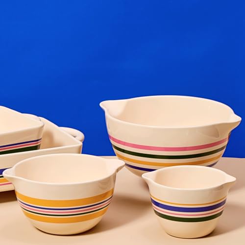 3 Piece Ceramic Mixing Bowl Set
