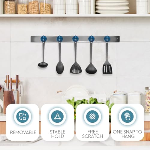 Magnetic Hooks Large Opening (Royalblue / 80lb Magnetic Hooks)