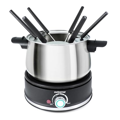 Arolla 10 Pieces Stainless Steel Electric Fondue Set
