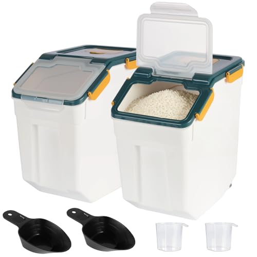 25 Pound Large Food Grade Container for Rice Flour Sugar