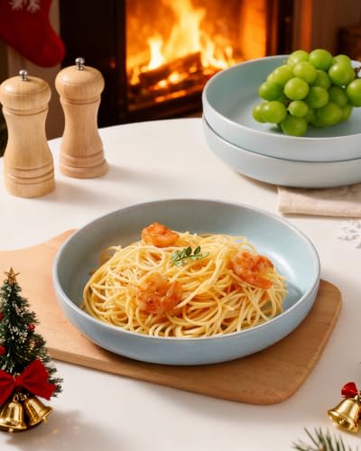 Milkyway 33 oz Pasta Bowls Set of 6 (Light Blue / Set of 6)