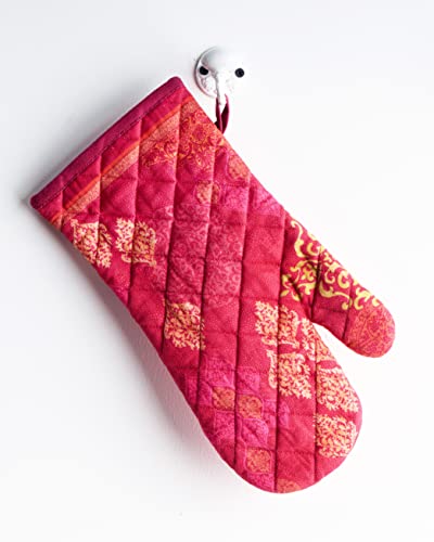 Maison d'Hermine Oven Gloves 100% Cotton Oven Mitt (045 - Versailles / 7.5" x 13" (Oven Mitt))