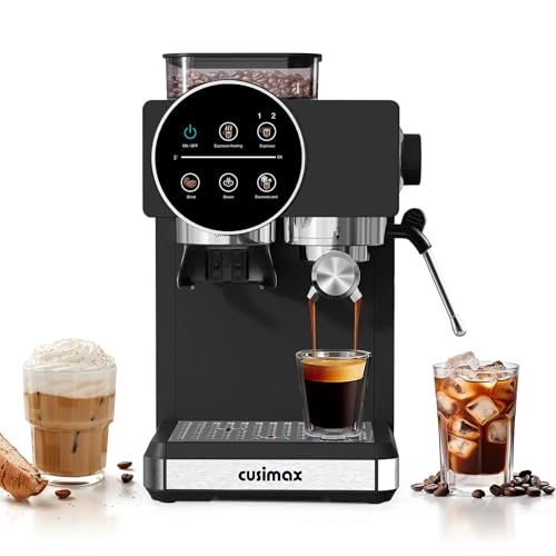 Espresso Machine with Grinder (Black)