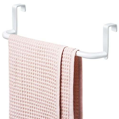Over Cabinet Door Towel Bar (White)