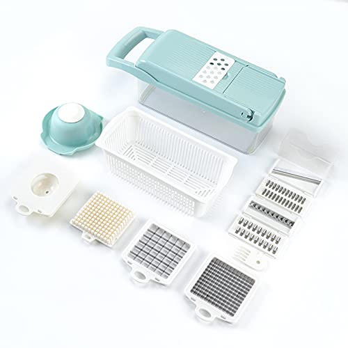 Vegetable Chopper Mandoline Slicer Blue