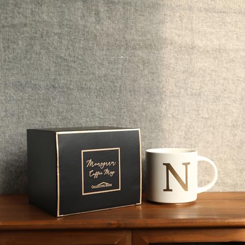 Monogram Ceramic Mugs (gold-N)