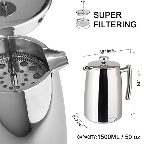 French Press Coffee Maker (50-Ounce)