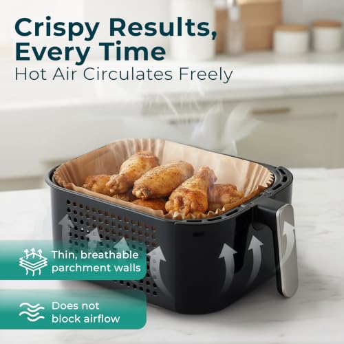 Cathy Yoder's XL Rectangle Air Fryer Liners (10 inch - Rectangle)