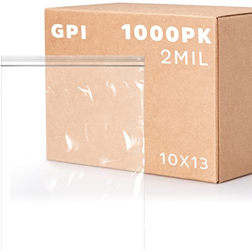 10" x 13" Zip Bags (1000 Count)