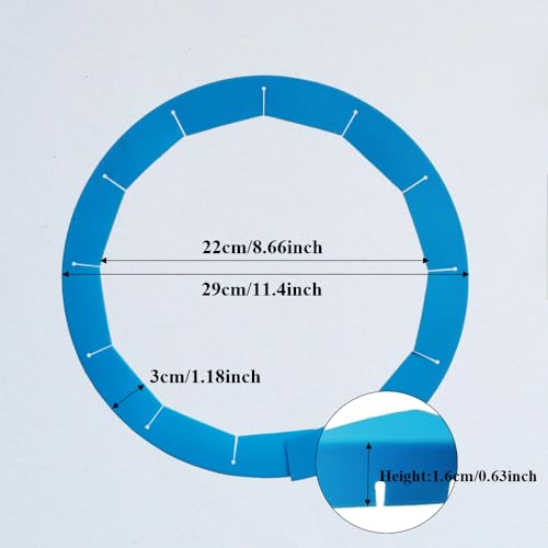 Adjustable Pie Crust Shields Baking Protectors (Blue-1pcs)