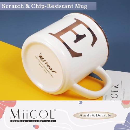 Ceramic Coffee Mug 16oz (Letter E Mug)