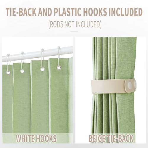 Closet Curtain for Open Closet (Green / 39"W x 78"L (Pack of 1))