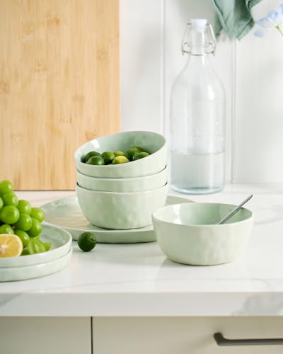 Mars Stoneware Dinnerware Set for 4 (Light Green / Set(12pcs))