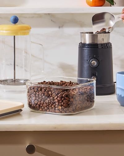 1 qt Glass Airtight Food Storage Container with Lid (Navy / 1qt Container)