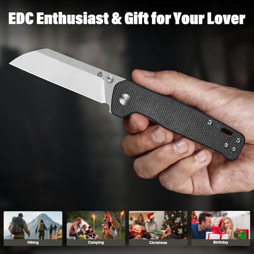 Penguin V2 Folding Pocket Knife (Dark Brown-Silver)
