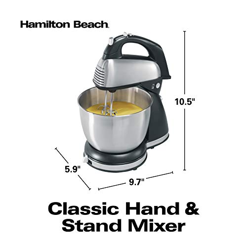 Classic Hand and Stand Mixer (Black/Stainless / Hand and Stand)