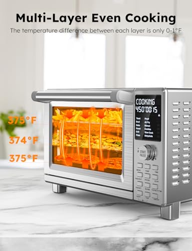Bravo XL Pro Air Fryer Toaster Oven (Brushed Stainless Steel)