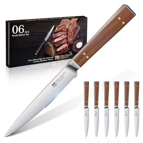 Steak Knives Set of 6 (4.8 inch)