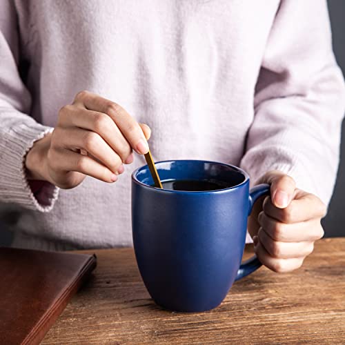 16 oz Coffee Mugs Set of 6 (Multicolor)
