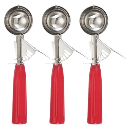 3 Pcs Cookie Scoops Ice Cream Scoop w