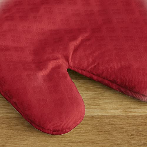 Asteroid Oven Mitt Set (7"x12.5" / Fire Red)