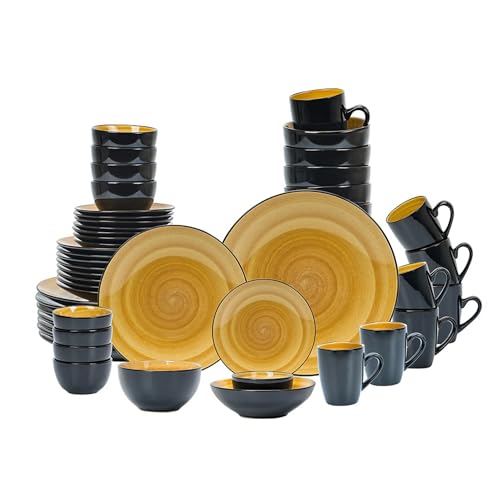 Stoneware Sonoma 56pc Dinnerware Set (Yellow)
