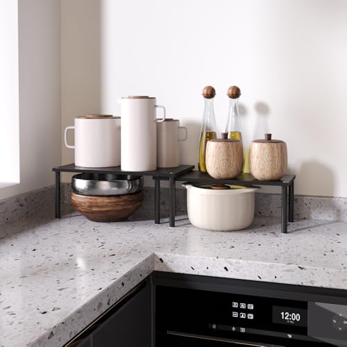 2 Pack Cabinet Organizer Shelf