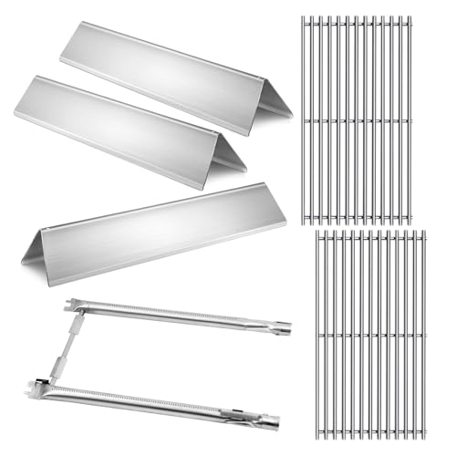 7637 Grid Grates 7635 Stainless Steel Flavorizer Bar with Burner for Weber Replacement for Spirit 200 Series