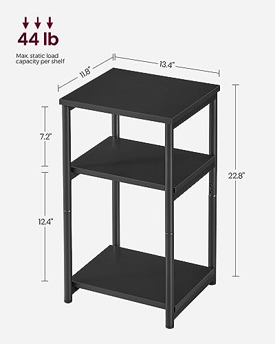 Side Table Small End Table (Ink Black)