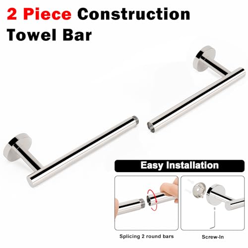 Bath Towel Bar (Chrome Finish / 20 Inch)