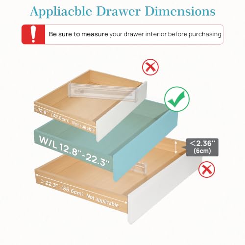 2.36" Short Upgrade Drawer Dividers 12.8" (Short-2.36" without Inserts)