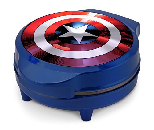 MVA 278 Captain America Waffle Maker (13" x 9.7" x 4")