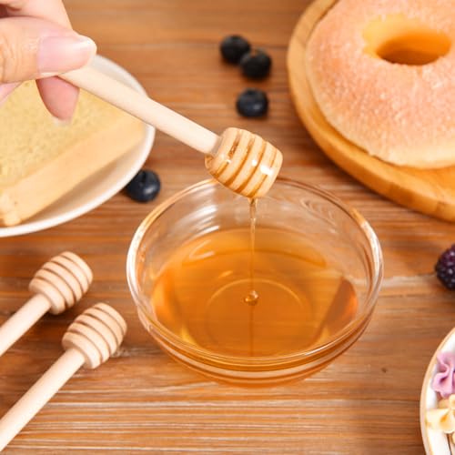 200 PCS Wooden Honey Dipper Sticks