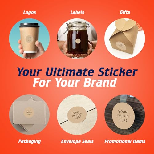 Custom Vinyl Stickers Your Image (100 Count)
