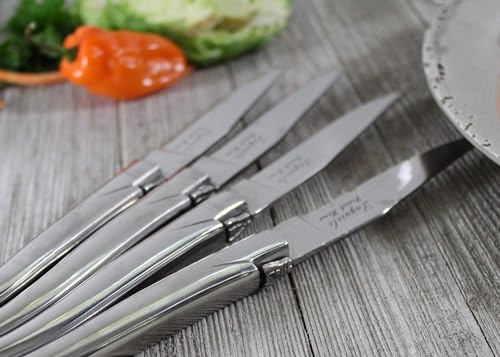 Laguiole Connoisseur Set of 4 Stainless Steel Steak Knives (Stainless Steel)