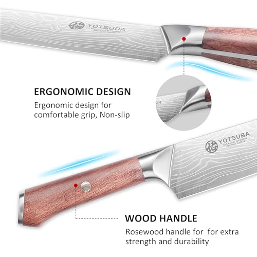 9 Inch Japanese Chef Knife with Full Tang Rosewood Handle (9 inch chef knife)