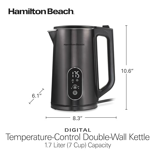 Digital 1.7L Electric Tea Kettle (1.8 Quarts)
