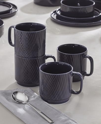 898176 Modulus Mugs (Nightshade / Mugs, Set of 4)