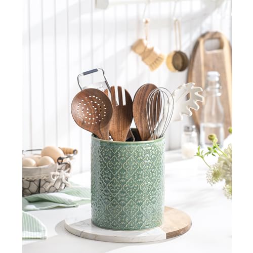 Kitchen Utensil Holder (Forest Green)