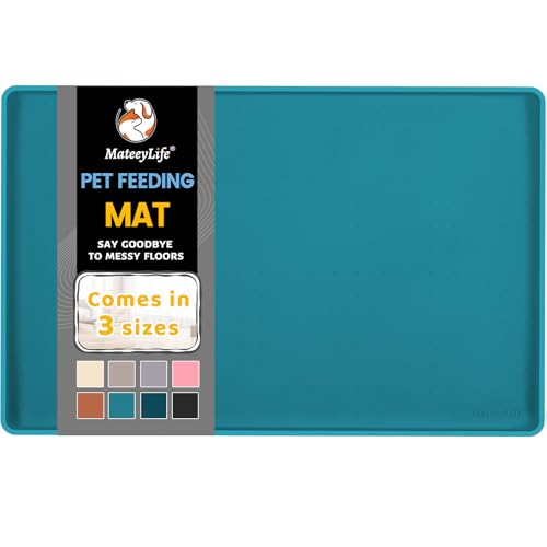 Silicone Cat & Dog Food Mat for Floors Waterproof