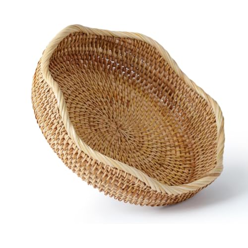 Small Rattan Bread Basket (Small - Natural)